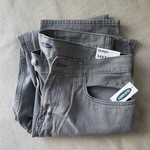 NWRT Old Navy Men's Gray Jeans/Khakis size 34x34